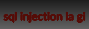 Sql Injection La Gi » Sql Injection Là Gì Trường Thcs Tân Dương