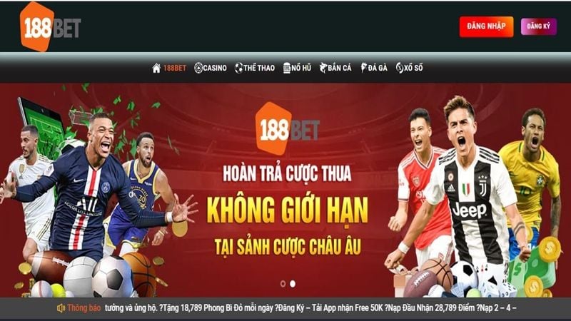 Trải Nghiệm Đỉnh Cao Với 188bet Cung Cấp Các Trò Chơi Casino Trực Tuyến Hấp Dẫn Với Giao Diện Đẹp Mắt