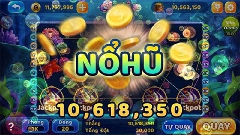 Nổ hũ - Tựa game giải trí kịch tính với phần thưởng giá trị