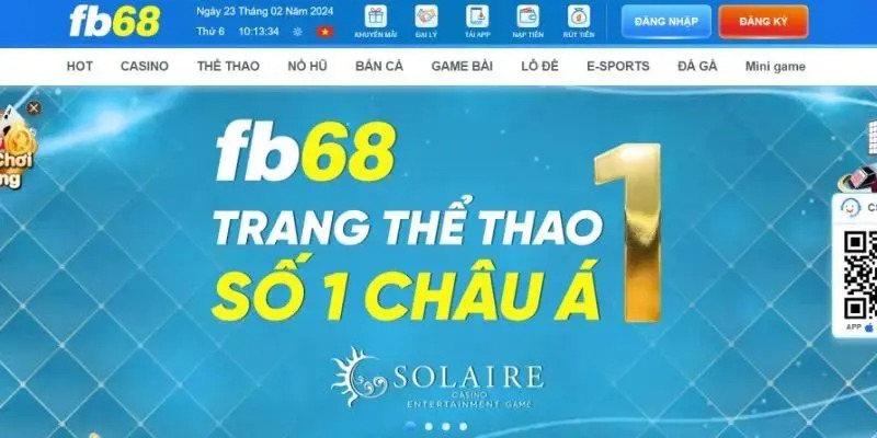 FB68 - Nhà cái uy tín với đa dạng sản phẩm cá cược online