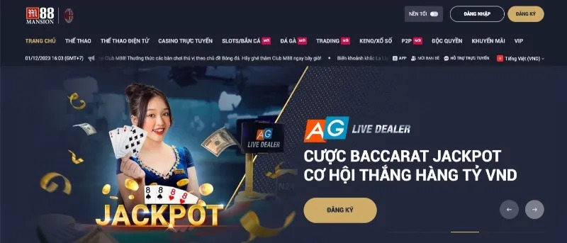 M88 - Nhà cái uy tín với kho game cá cược hàng đầu hiện nay