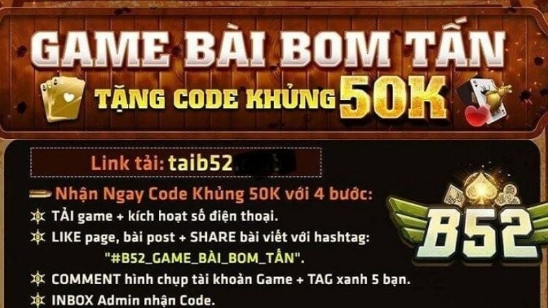 Khuyến mãi B52 Club - Ngập tràn, ưu đãi không giới hạn