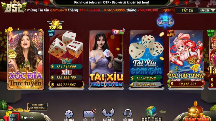 B52 Club - Đăng ký và đăng nhập chơi game cực đỉnh