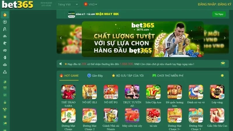 Khuyến mãi Bet365 - Những phần quà giá trị cực đã cho bet thủ