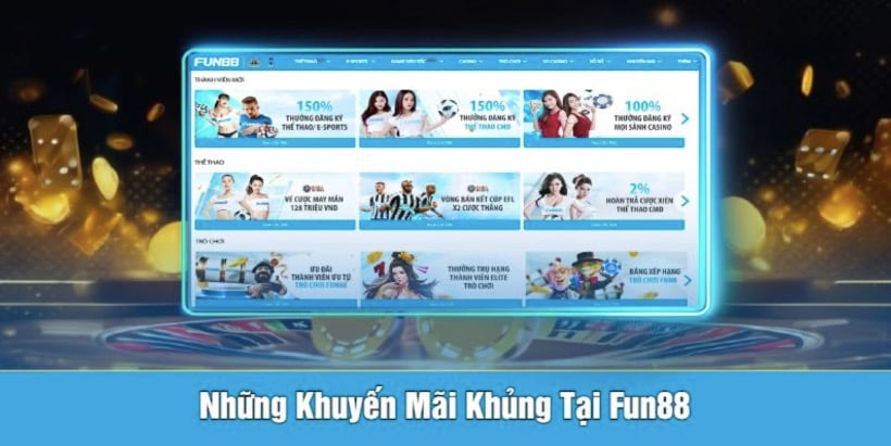 Nhà cái Fun88 – Cá cược không giới hạn, hàng ngàn khuyến mãi khủng